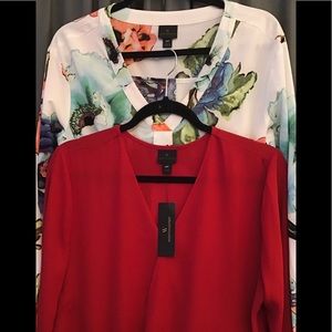 Lot of 2 Worthington Blouses - Size M Tall